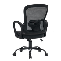 Chaise de bureau de direction moderne en maille avec mécanisme d'inclinaison réglable en hauteur pour un usage professionnel