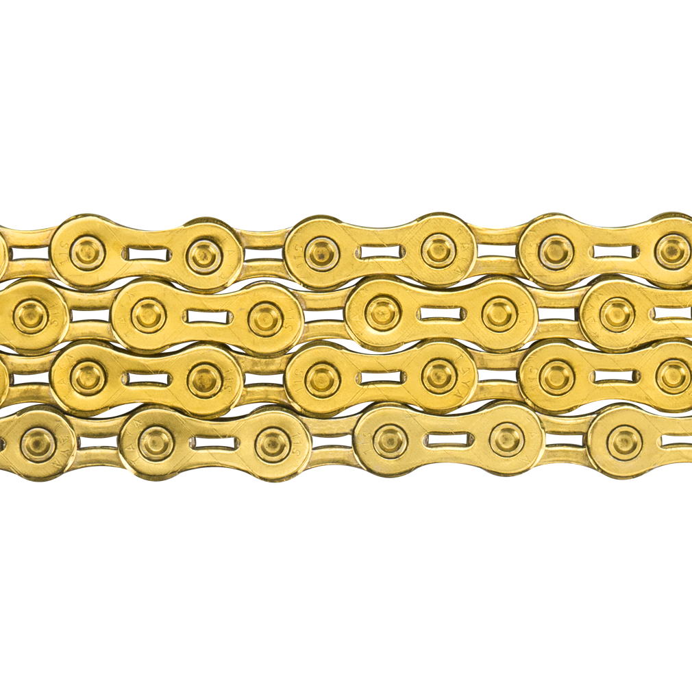 山地车9 10 11速自行车链半/全空心116L黄金MTB公路碳钢链尾流链| Alibaba.com