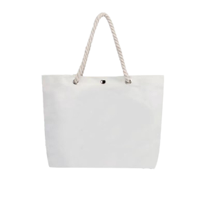 Canvas Sheet for <b>Bag</b> Big Carry Grocery for Tote Messenger Square Eco Shopping Personalized Sustainable Friendly Letter <b>Long</b> - Product Image 1