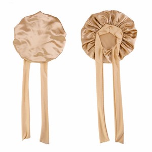 Nouveau Grand <span class=keywords><strong>Bonnet</strong></span> en Soie Satinée Double Couche <span class=keywords><strong>de</strong></span> Haute Qualité <span class=keywords><strong>pour</strong></span> Femmes, Bonnets <span class=keywords><strong>de</strong></span> Douche et <span class=keywords><strong>Nuit</strong></span>, Chapeau <span class=keywords><strong>de</strong></span> <span class=keywords><strong>Nuit</strong></span>, Foulard <span class=keywords><strong>de</strong></span> <span class=keywords><strong>Cheveux</strong></span> avec Logo Personnalisé - Product Image 2
