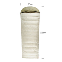 Sac de couchage rectangulaire portable pour le camping, avec sac de compression inclus, léger, pour dormir en plein air