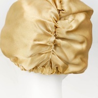 Gorro de Dormir de Seda de Morera 100%, 22 Momme, Doble Capa, Ajustable, con Certificación OEKO-TEX, Gorro de Seda 100% de Lujo