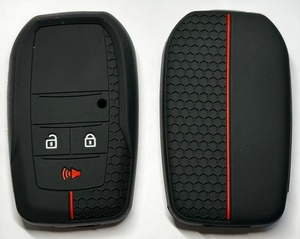 Housse de clé de voiture en silicone pour <span class=keywords><strong>Toyota</strong></span> Hilux 2024 Yaris Corolla <span class=keywords><strong>2023</strong></span> Rav4 2021 CHR Revo Auris Innova Highlander Venza Fortune - Product Image 2