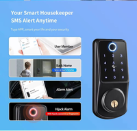 Cerradura Inteligente WiFi Lifelibero Tuya, Cerradura de Seguridad con Huella Dactilar y Teclado, Cerradura Electrónica con Desbloqueo Remoto por Aplicación