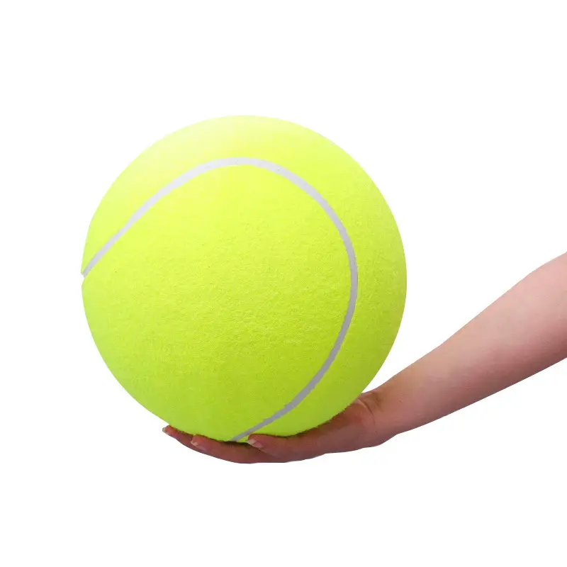 9.5" Giant Tennis Ball Rubber Inflatable Dog Balls Durable Big Dog Ball
