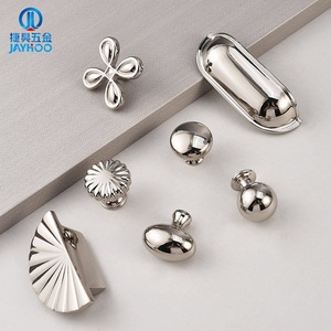 JAYHOO French Style Cabinet <b>Handles</b> Nickel Plated <b>Copper</b> Bar Drawer Wardrobe Door Knobs Modular Installation Durable - Product Image 2