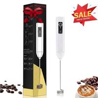 Coffret Cadeau Personnalisé : Mousseur à Lait Automatique USB & Chauffe-Matcha Électrique pour la Maison, le Bureau, l'Hôtel et les Cafés