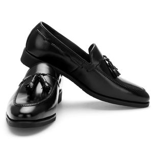 Zapatos Oxford de Alta Calidad Estilo Británico para Hombre, Forro de Cuero Genuino, Zapatos Formales de Negocios para Oficina, Aptos para Todas las Temporadas - Product Image 3