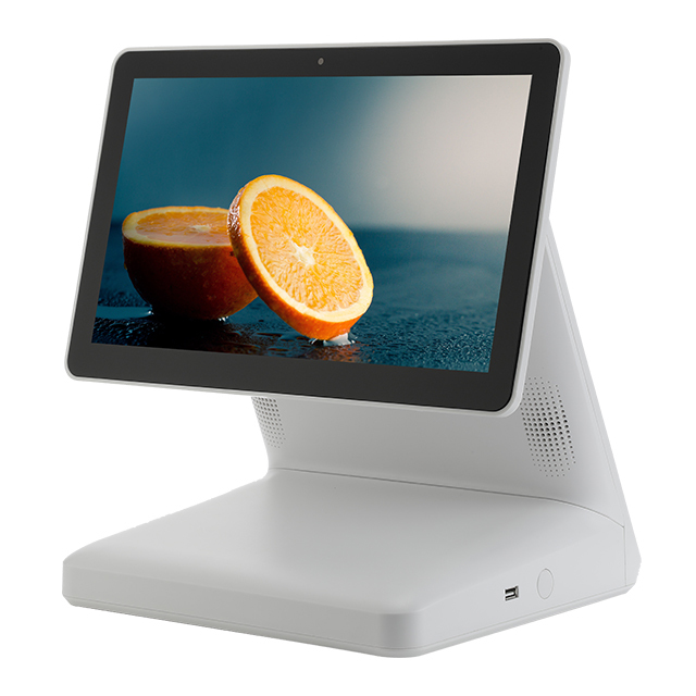 Stylish Design Desktop POS System Machine WIN/Android+Software 15''/15.6'' Capacitive Touch Screen Dual Displays Billing Machine
