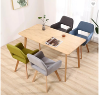 Chaise de salle à manger en tissu velours vert nordique, chaise d'appoint pour salon, salle de séjour, détente