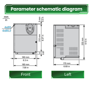 Schneider Brandneuer Original Altivar 212 11kW Frequenzumrichter 380-480V AC <span class=keywords><strong>3</strong></span>-Phasen Motorsteuerung Variabler Frequenzantrieb ATV212HD11N4 - Product Image 6