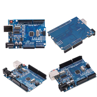 Carte de développement ATmega328P pour carte UNO R3 avec connecteur à broches et câble, compatible avec les projets Arduino IDE