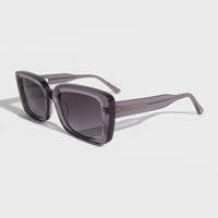 Lunettes de soleil polarisées de haute qualité personnalisées, nouveau design tendance, lunettes en bio-acétate, lunettes en acétate italien Mazzucchelli, lunettes de soleil pour femmes