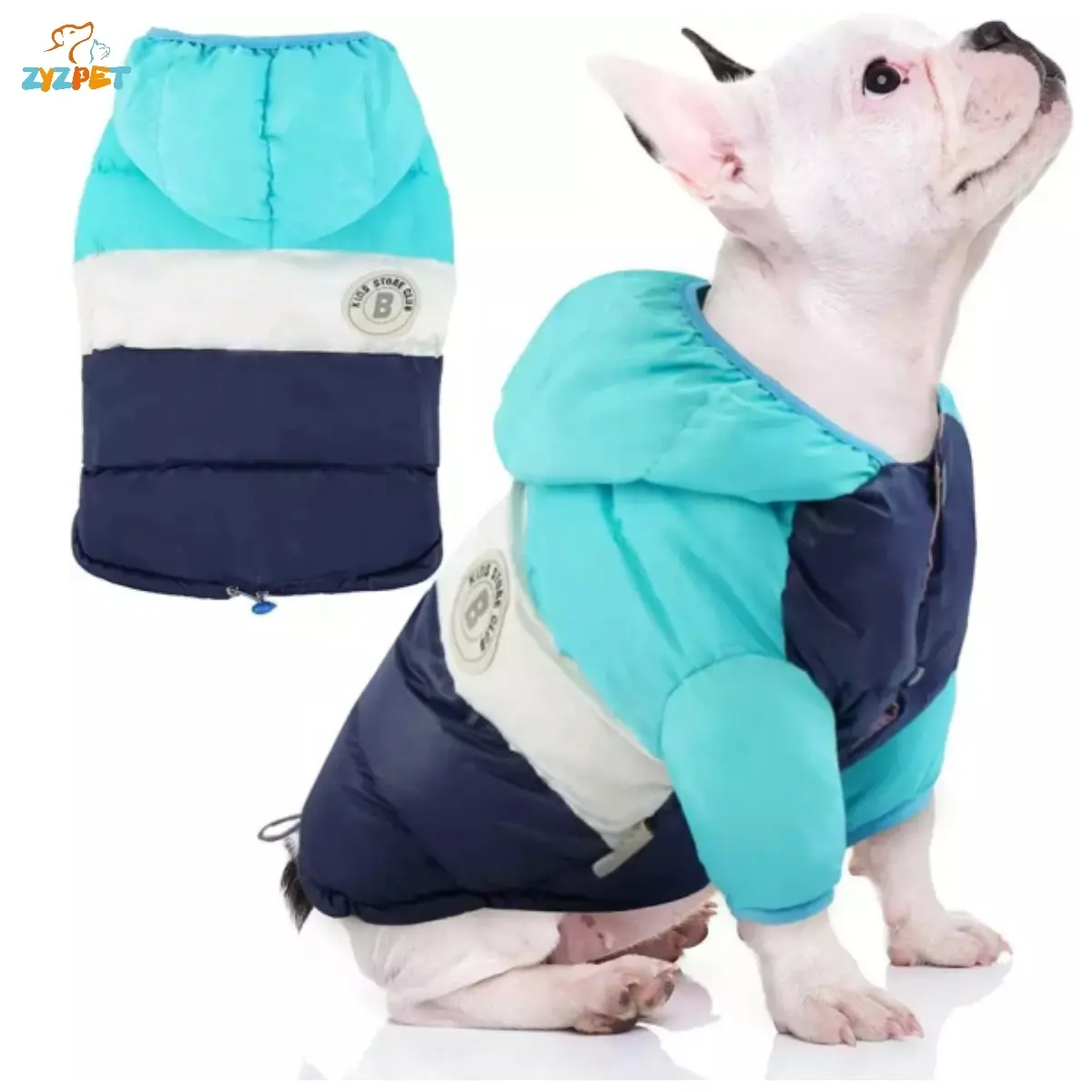 ZYZ PET köpek kışlık mont küçük orta büyük köpekler için evcil köpek kıyafeti kış ceket
