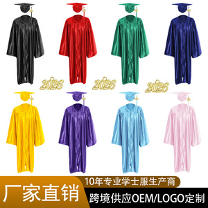 Robe de graduation Jing Zherui unisexe, tissée, taille adulte, pour cérémonie universitaire, robes de baccalauréat et de doctorat avec étiquette et tags. - Product Image 5