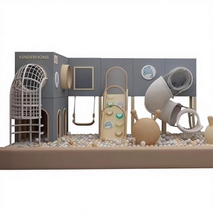 Château de jeu Naughty Castle : Parc de jeux intérieur/extérieur avec trampoline et toboggan pour enfants, idéal pour les maternelles et les centres commerciaux - Product Image 1