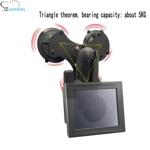 1.5 inch bóng <span class=keywords><strong>PDA</strong></span> Màn hình hiển thị đứng mạnh mẽ chặt chẽ ba chân không hút cup núi cho xe kính chắn gió xe tải RAM sạc - Product Image 4