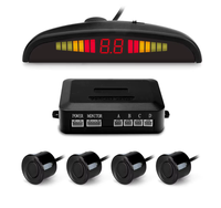 Système de capteurs de stationnement pour voiture Détecteur de radar de recul Caméra de recul pour voiture Capteur de stationnement pour voiture avec 4 capteurs