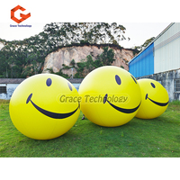 Ballon gonflable d'émoticône de boule gonflable gonflable d'emojis de nouveau design pour la publicité