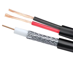 <span class=keywords><strong>สาย</strong></span>สื่อสารโคแอกเชียลสำหรับกล้องวงจรปิด <span class=keywords><strong>RG6</strong></span> RG59 + 2C <span class=keywords><strong>สาย</strong></span>ไฟแบบสยามพร้อมตัวนำทองแดงเปลือย - Product Image 2