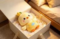 Peluche personnalisée sur mesure, jouet en peluche doux en forme de poulet de dessin animé pour présentation en magasin, ODM OEM