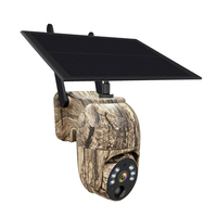 Caméra solaire étanche pour la faune Caméras de vision nocturne haute résolution 4MP pour la surveillance de la faune en plein air