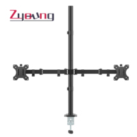 Support de moniteur articulé pour ordinateur réglable en hauteur bras support de moniteur à double écran