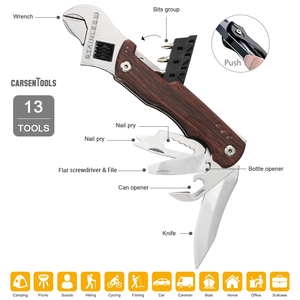 Llave multifunción ajustable Llave inglesa Llave multiherramienta con destornillador Phillips de cabeza plana Destornillador de botella y abridor - Product Image 2