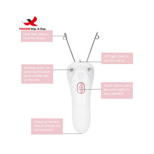 Épilateur électrique à fil pour l'<span class=keywords><strong>épilation</strong></span> des poils, design papillon, <span class=keywords><strong>prix</strong></span> bas, pour femmes, pour le visage, avec fil en coton - Product Image 6