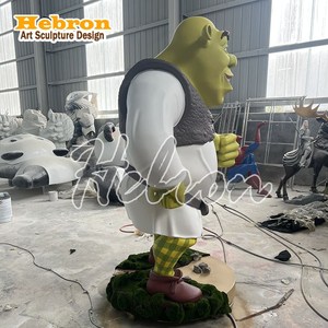 Figura <span class=keywords><strong>de</strong></span> Anime Personalizada <span class=keywords><strong>de</strong></span> Tamaño Real, Estatua <span class=keywords><strong>de</strong></span> <span class=keywords><strong>Shrek</strong></span> <span class=keywords><strong>de</strong></span> Resina <span class=keywords><strong>de</strong></span> Fibra <span class=keywords><strong>de</strong></span> Vidrio, Hecha a Mano y Pintada a Mano, Decoración para Halloween, Navidad, Pascua y <span class=keywords><strong>Año</strong></span> Nuevo - Product Image 3