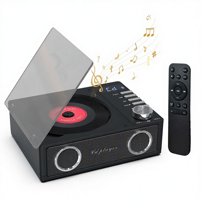 CD Player for New Charging Album All-in-one Machine for Speaker CD19 USB Connector with Display Gift