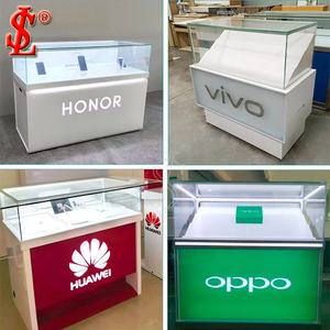 <span class=keywords><strong>Boutique</strong></span> de téléphones portables de haute qualité Armoire de rayonnage simple Vitrine de magasin de téléphone en verre avec logo - Product Image 1