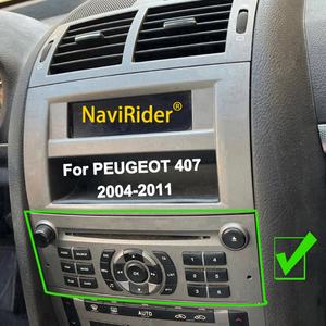 OEM Style Car Radio <b>Control</b> Panel to <b>Control</b> <b>Android</b> Screen for Peugeot 407 2004 - 2011 Car Video Player Black / Gray Color - Product Image 4