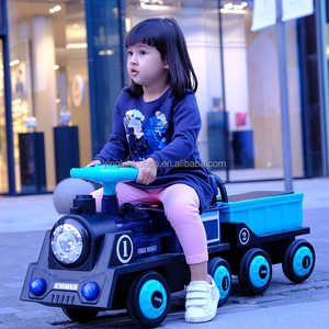 Les dernières nouveautés : Jouets de train pour enfants, Voiture électrique pour enfants avec lumières et fonctions de pulvérisation, Voiture pour enfants à conduire, Petit train musical pour enfants - Product Image 6