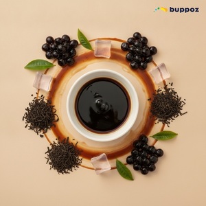 Thé à bulles, prêt à manger, noir, café brun - Product Image 5