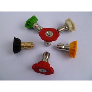 Boquilla de Conexión Rápida G1/4 de Acero Inoxidable de Alta Presión, Cabezal de Pistola de Agua de Color en Forma de Abanico Lineal para Limpiadores de Alta Presión para Automóviles - Product Image 4