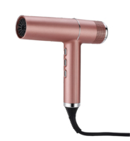 Sèche-cheveux professionnel ionique 1600W haute vitesse en métal 2026 avec buse concentratrice, séchage rapide en 3 minutes, portable pour hôtel et usage domestique