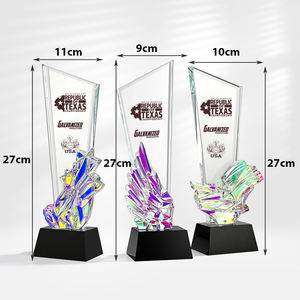 طلاء ملون مخصص مع شعار محفور هدايا اجتماع الكأس الكريستال الأزياء - Product Image 4