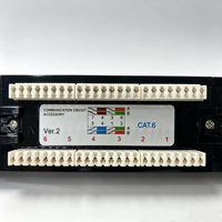 Cat6 24 Port Unshielded UTP 1U 19 Inch Rack Mount Network Distribution Frame dengan Cable Manager Patch Panel