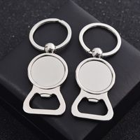 Porte-clés ouvre-bouteille à sublimation Porte-clés ouvre-bouteille de bière personnalisé avec logo