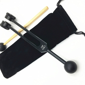 Diapason vibrant lesté noir mat 136,1 Hz pour la thérapie par vibration, le yoga et la méditation des chakras - Vente en gros - Product Image 2