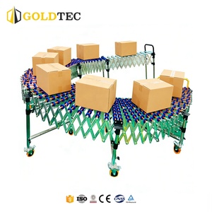 Trasportatore a Rulli Flessibile Espandibile Goldtec con Ruote a Gravità in ABS Resistente - Product Image 3