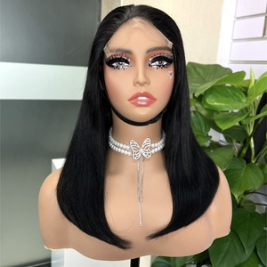 Perruque Bob Lace Closure HD 5x5 en Cheveux Humains Brésiliens Vierges Naturels Lisses, Sans Colle, Prix de Gros Abordable - Product Image 1