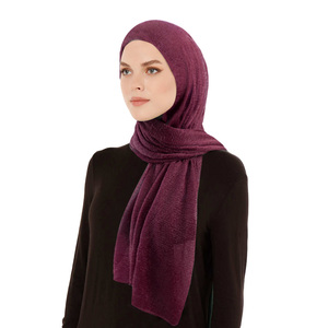 Prix usine nouveau sous-foulard islamique personnalisé plaine mousseline <span class=keywords><strong>de</strong></span> soie instantanée Hijab Jersey <span class=keywords><strong>Bonnet</strong></span> casquettes foulard châle écharpe - Product Image 6