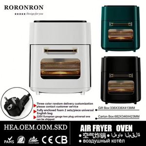 Friteuse à air chaud 4-en-1 OEM/ODM 1400W 6L 8L avec écran tactile et panier antiadhésif sans huile - Product Image 5