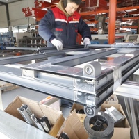 Puerta Exterior Antirrobo de Aleación de Aluminio Fundido Resistente a la Intemperie ODM para Puerta Pivotante y Puerta Principal con Acabado Anodizado