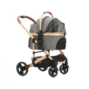 Grosir aluminium dapat dilipat troli hewan peliharaan nyaman pembawa anjing untuk perjalanan - Product Image 2