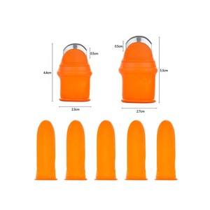 Gloway Outils de jardinage : Couteau de pouce en silicone pour cueillir les légumes, Gant de protection pour les doigts - Product Image 3