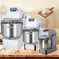 Robot Pétrin Professionnel pour Boulangerie 25kg 100kg 10L 20L 15kg 200kg 20kg Guangdong Pétrin Spirale pour Pâte à Pain