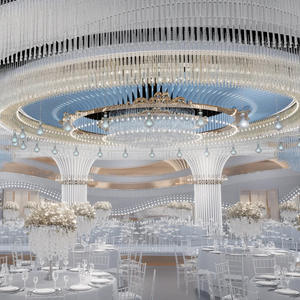 Conception d'éclairage Fournitures <span class=keywords><strong>de</strong></span> mariage Décoration <span class=keywords><strong>de</strong></span> plafond <span class=keywords><strong>Voile</strong></span> Scène <span class=keywords><strong>de</strong></span> mariage Banquet Salle <span class=keywords><strong>de</strong></span> mariage - Product Image 4